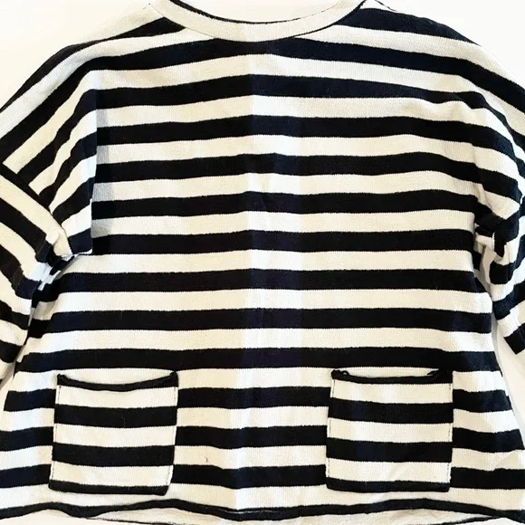 Zara 18-24M striped long sleeve top - Picture 3 of 4